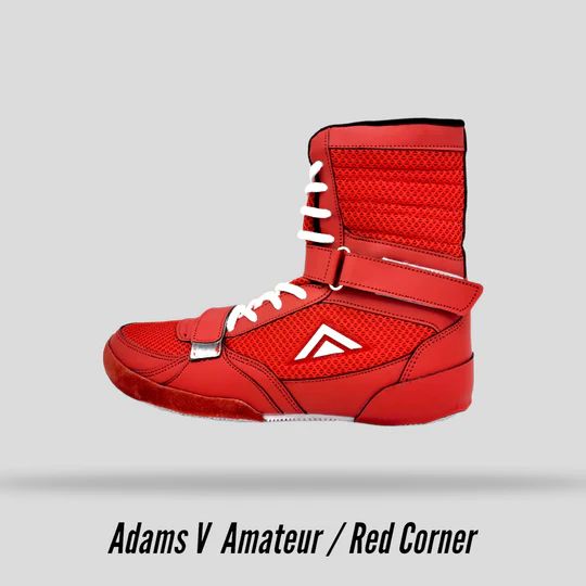 Adams Boxing Amateur Boots-Red Corner
