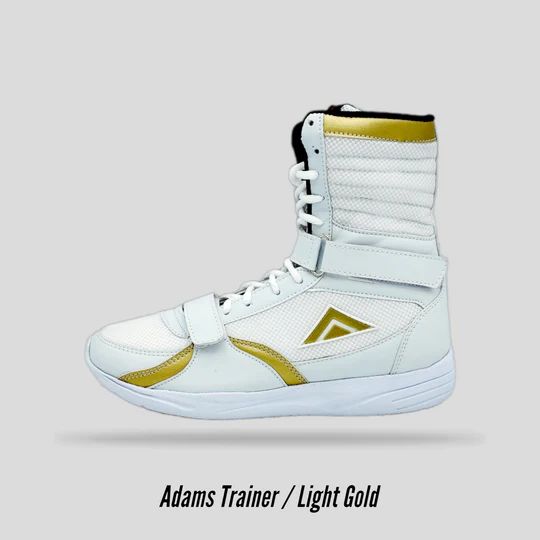 Adams Boxing V Youth Boots-Gold&White